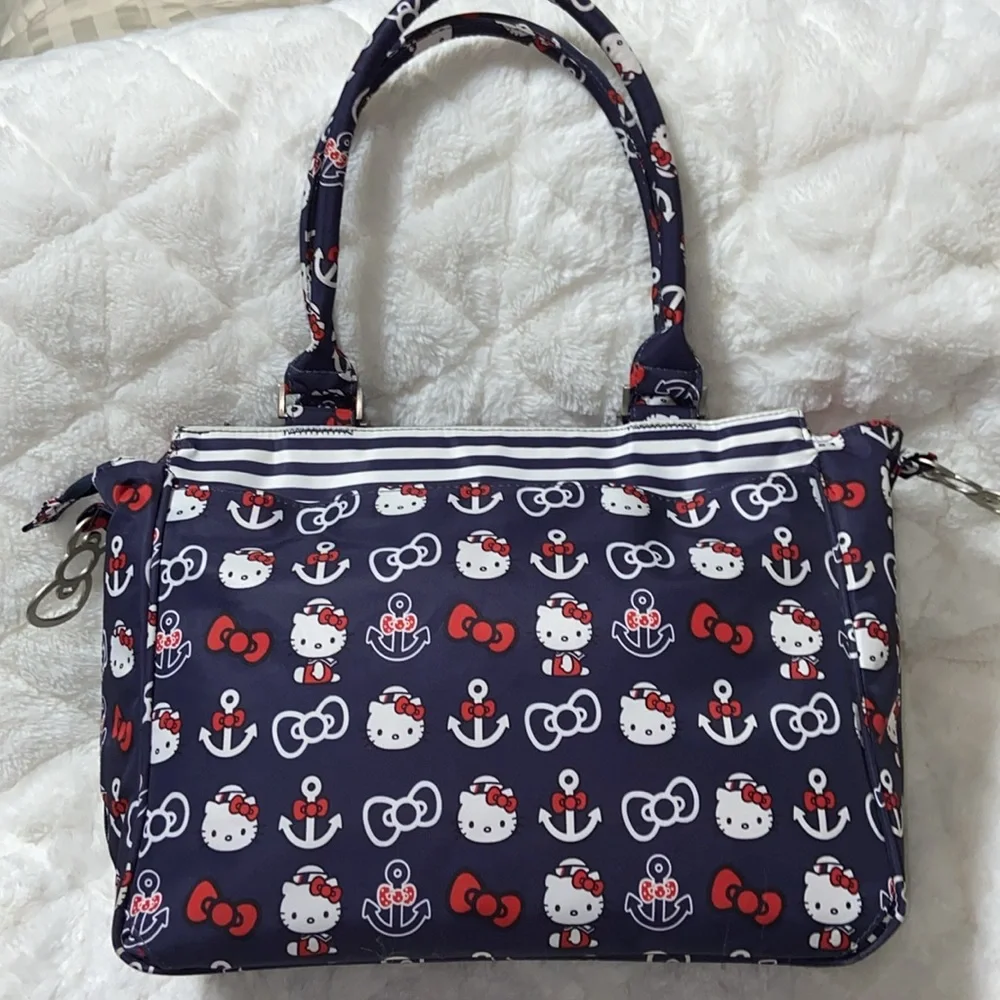 RARE EUC Jujube x hello kitty our to sea diaper bag